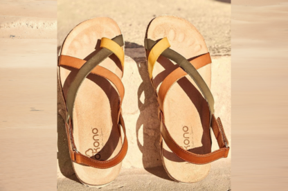 Sandalo donna cuoio Yokono Chipre 718 sandali per donna comodi (1)