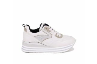 Sneakers Bianche con lacci Queen Helena Ilary scarpe comode per la donna X25-39_WHITE (1)