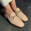 Scarpe basse Nude stile mules Drusilla mocassini aperti (1)