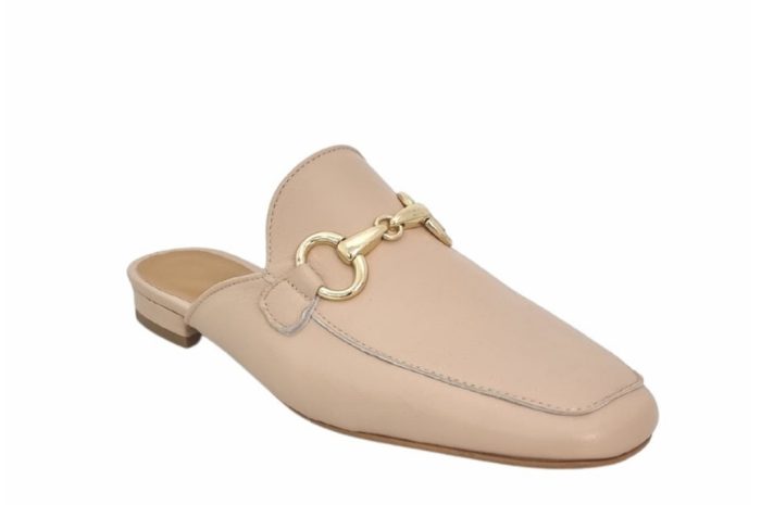 Scarpe basse Nude stile mules "Drusilla"