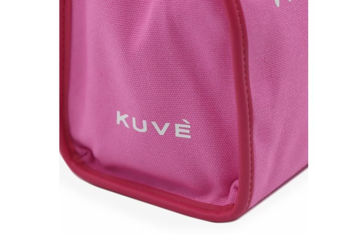 Shopping Kuvè in Canvas Powder Fuxia con tracolla borsa piccola per il mare (2) Shopping Kuvè in Canvas "Powder" Fuxia con tracolla