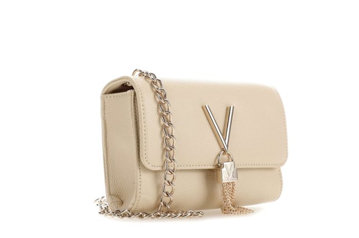 Pochette Beige Valentino Divina valentino bags divina borsa a tracolla beige vbs1r403g (1)