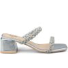Sandalo Basso con tacco Argento Dai Alma Blu (1)