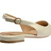 Slingback basse Vera Pelle Beige "Ashley" <br><b>Francesco Milano</b>