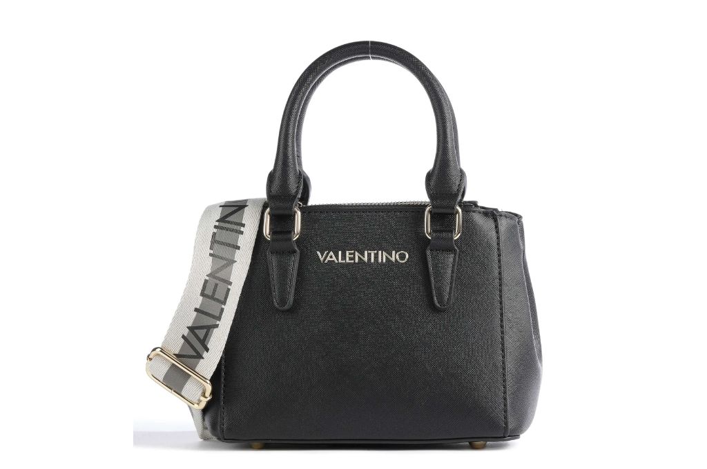 Borsa Nera a tracolla Valentino Linea Zero Re
