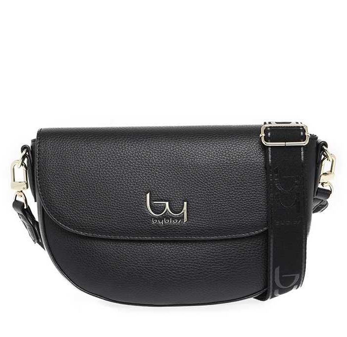 Borsa By Byblos Nera a spalla Linea Emma Borsa per la donna con tracolla regolabile