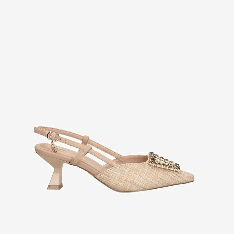 Slingback eleganti con accessorio "Mavy" - immagine 5
