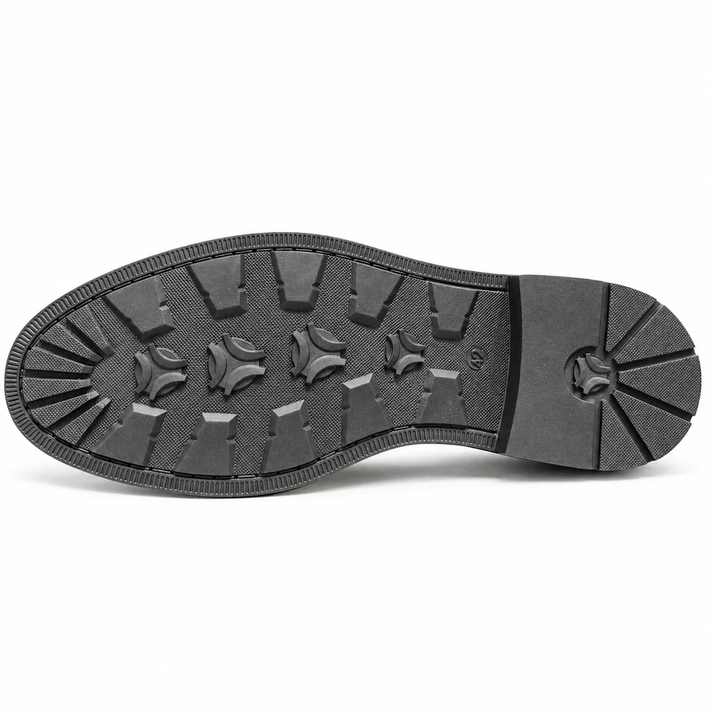 Mocassino uomo Dario camoscio grigio battistrada in vera pelle