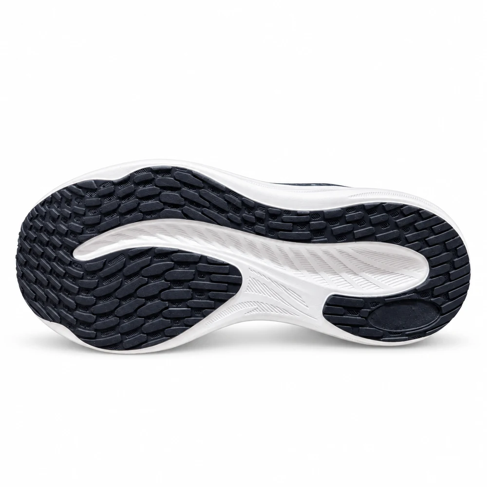 Sneakers Zeus Tech blu in tessuto da uomo, battistrada