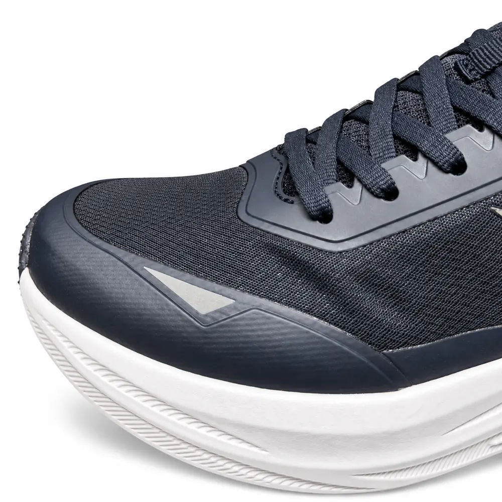 Sneakers Zeus Tech blu in tessuto da uomo, dettaglio tomaia