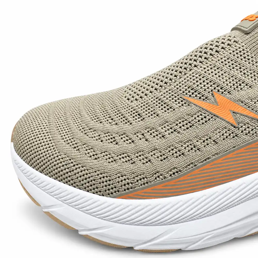 Sneakers Zeus slip-on beige Irene da donna, dettaglio tessuto