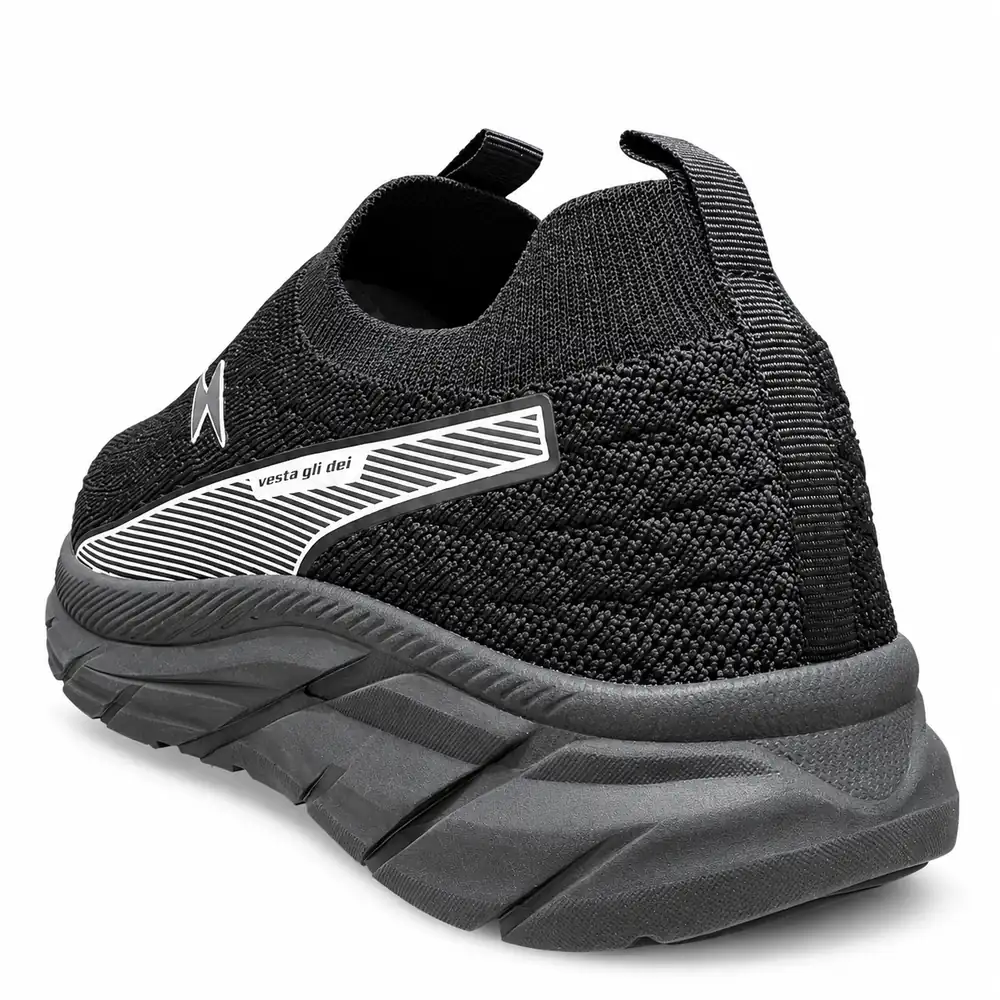 Sneakers Zeus slip-on nere Irene da donna, retro